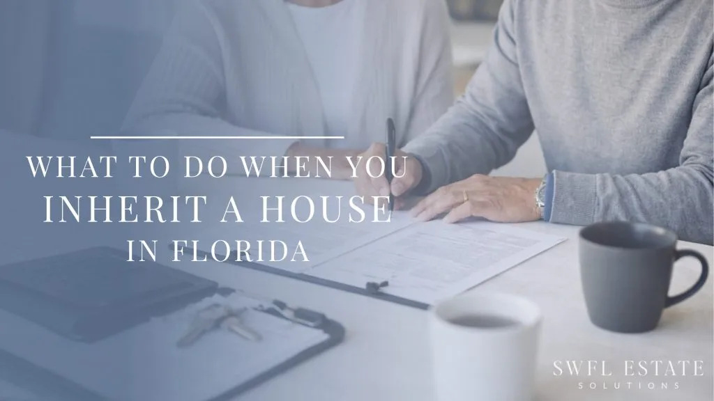 Florida home with palm trees representing an inherited property in Southwest Florida